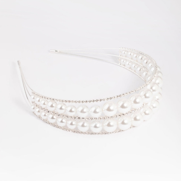 Lovisa 2 layer pearl headband - Picture 1 of 5
